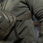 Сумка тактическая через плечо на грудь M-TAC Sphaera Hex Hardsling Bag Large с липучкой Elite Ranger Green для пистолета (сумка на пояс) - изображение 10