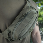 Сумка тактическая через плечо на грудь M-TAC Waist Bag Elite Hex Ranger Green для мультитула и турникета (сумка на пояс) - изображение 5