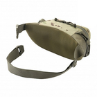 Сумка тактическая через плечо на грудь M-TAC Waist Bag Elite Hex Multicam/Ranger Green для мультитула и турникета - сумка на пояс - изображение 4