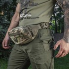 Сумка тактическая через плечо на грудь M-TAC Waist Bag Elite Hex Multicam/Ranger Green для мультитула и турникета - сумка на пояс - изображение 6