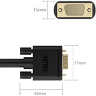 Kabel Unitek Premium VGA HD15 M/M 5M (Y-C505G) - obraz 2