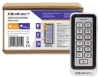 Klawiatura kodowa Qoltec RHEA z czytnikiem RFID Code/Card/Key fob/Doorbell/IP68/EM (5901878524429) - obraz 2