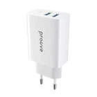 Сітчастий зарядний пристрій МЗП Proove Rapid 30W (2 USB + Type-C) (white)