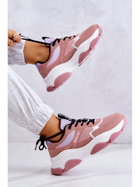 Sneakersy damskie na platformie do kostki kolorowe Big Star JJ274577 37 Różowe (5900714494155) - obraz 6