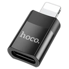 Адаптер Hoco UA17 Lightning на Type-C женский адаптер |2A, USB2.0| Черный