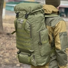 Рюкзак туристический для походов Tactical военный большой рюкзак на 70 л Olive (ta70-oliva) - изображение 1