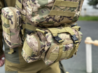 Тактический рюкзак Tactic рюкзак с подсумками на 55 л. штурмовой рюкзак Мультикам 1004-multicam - изображение 5