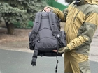 Тактичний рюкзак Tactic рюкзак з підсумками на 55 л. штурмовий рюкзак Чорний 1004-black - зображення 9
