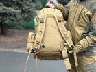 Тактичний рюкзак Tactic рюкзак з підсумками на 55 л. штурмовий рюкзак Койот 1004-coyote - зображення 10