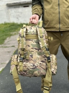 Тактичний рюкзак Tactic рюкзак з підсумками на 55 л. штурмовий рюкзак Мультикам1004-multicam - зображення 9