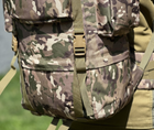 Тактичний рюкзак на 65 л., каркасний похідний рюкзак Tactic, військовий рюкзак колір Мультикам ta65-multicam - зображення 9
