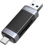 Adapter Orico USB-A/USB-C 2.0 SD/microSD (CD2D-AC2-BK-EP) - obraz 1