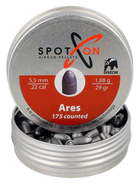 Пульки Spoton Ares (5.5 мм, 1.88 гр, 175 шт.) - изображение 4