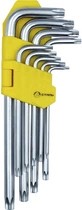 Набір Г-подібних ключів СТАЛЬ 48106 TORX T10-50 подовжених 9 шт (BP63726)