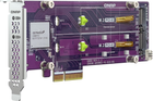 Адаптер QNAP SSD Dual PCIe NVMe M.2 2280/22110 (QM2-2P-344A) - зображення 8