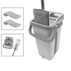 Швабра с ведром комплект для мытья полов EasyMop ручка с регулируемой длинной ведро с отжимом на 8л