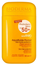 Krem przeciwsłoneczny Bioderma Photoderm Max SPF50 Sensitive Skin Aquafluide Pocket 30 ml (3401528509551)