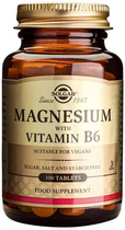 Suplement diety Solgar Magnesium With Vitamin B6 - Pack of 100 (33984003859) - obraz 1