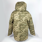 Бушлат утеплений Тканина Саржа з ​​капюшоном Куртка зима Піксель Розмір 60-62 - зображення 3