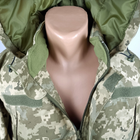 Бушлат утеплений Тканина Саржа з ​​капюшоном Куртка зима Піксель Розмір 60-62 - зображення 7