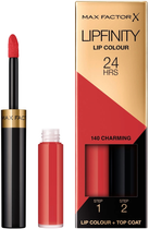 Рідка помада та зволожуючий бальзам Max Factor Lipfinity Lip Colour Стійка 140 Charming (86100013782) - зображення 1