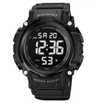 Мужские наручные часы Skmei 1886 Черные с черным