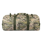 Сумка-баул/рюкзак M-Tac тактическая Камуфляжный зеленый цвет - 90 л (армейский вещмешок американский) - изображение 8