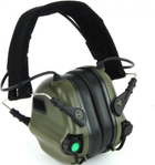 Навушники тактичні активні Earmor M31 MOD3 (olive) (EM-M31-M3-OL) + Premium кріплення на шолом FAST, TOR-D, ACH MICH (125994) - изображение 3