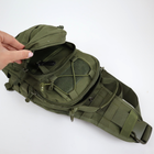 Багатофункціональна тактична нагрудна сумка Олива - зображення 10