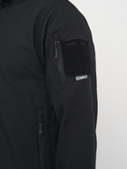 Тактическая куртка Kodor Soft Shell КCS 7222 2XL Черный (24100024166) - изображение 5