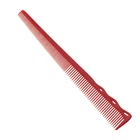 Гребінець Y.S.Park YS 254 B2 Combs Soft Type для стрижки червоний