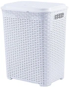 Кошик для білизни VIOLET HOUSE WHITE Ротанг (6513223)