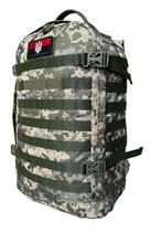 Тактический, штурмовой супер-крепкий рюкзак РБИ 5.15.b 32 литра пиксель - изображение 1