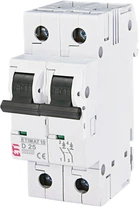 Автоматический выключатель ETIMAT 10 2p D 25А (10 kA) ETI (2153718)