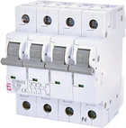 Автоматический выключатель ETIMAT 6 3p+N C 20А (6 kA) ETI (2146517)
