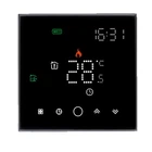 Программируемый терморегулятор EcoTerm Smart для теплого пола, с Wi-Fi, черный