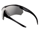 Балістичні окуляри ESS Crossbow Black One Kit w/Smoke Gray + Semi-Rigged Case - зображення 3