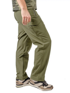 Тактические утепленные штаны Eagle PA-01 Soft Shell на флисе Olive Green L - изображение 5