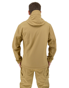 Куртка тактична Eagle Soft Shell JA-01-0 з флісом Пісок (Койот) 2XL - зображення 6