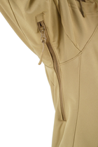 Куртка тактическая Eagle Soft Shell JA-01 с флисом Песочный (Койот) L - изображение 9