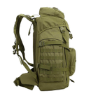 Тактичний рюкзак Eagle штурмовий 50л 57х33х28 см Olive Green - зображення 2