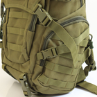 Тактический рюкзак 50л (55х35х25см) М15, Оливковый - изображение 7