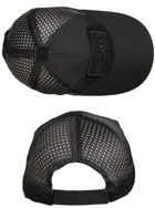 Бейсболка кепка блайзер на літо з сіткою Mil-Tec Чорна (12317602) - зображення 2