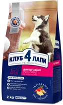 Сухой корм Клуб 4 лапы для щенков с высоким содержанием курицы