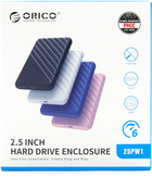 Kieszeń zewnętrzna Orico 2.5" USB-C 3.1 6 Gbps, Biały (25PW1C-C3-WH-EP) - obraz 4