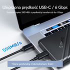 Kieszeń zewnętrzna Orico 2.5" USB-C 3.1 6 Gbps, Biały (25PW1C-C3-WH-EP) - obraz 7