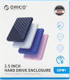 Kieszeń zewnętrzna Orico 2.5" USB-C 3.1 6Gbps Niebieski (25PW1C-C3-BL-EP) - obraz 3