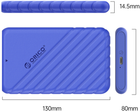 Зовнішня кишеня Orico 2.5" USB-C 3.1 6Gbps Блакитна (25PW1C-C3-BL-EP) - зображення 4