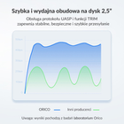 Kieszeń zewnętrzna Orico 2.5" USB-C 3.1 6Gbps Niebieski (25PW1C-C3-BL-EP) - obraz 11