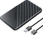 Зовнішня кишеня Orico SATA 2.5" USB 3.1 Чорна (25PW1-U3-BK-EP) - зображення 1